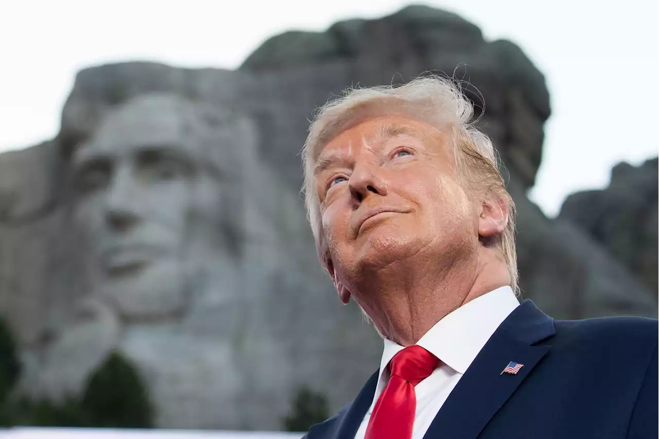 Trump posts Mount Rushmore photo with his image added, 'Sooo beautiful!'