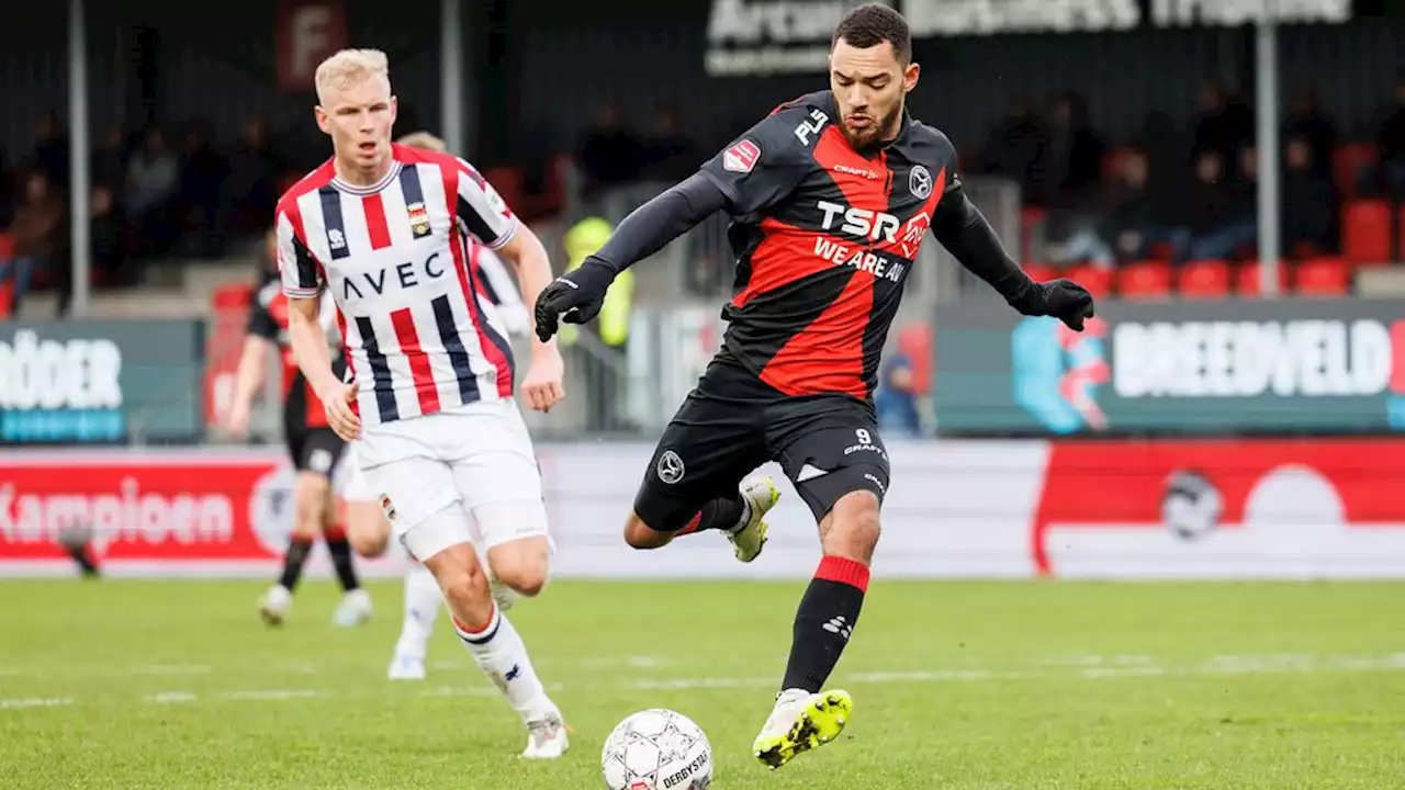 Almere City verslaat Willem II in een wedstrijd vol kansen en een opvallende shirtwissel