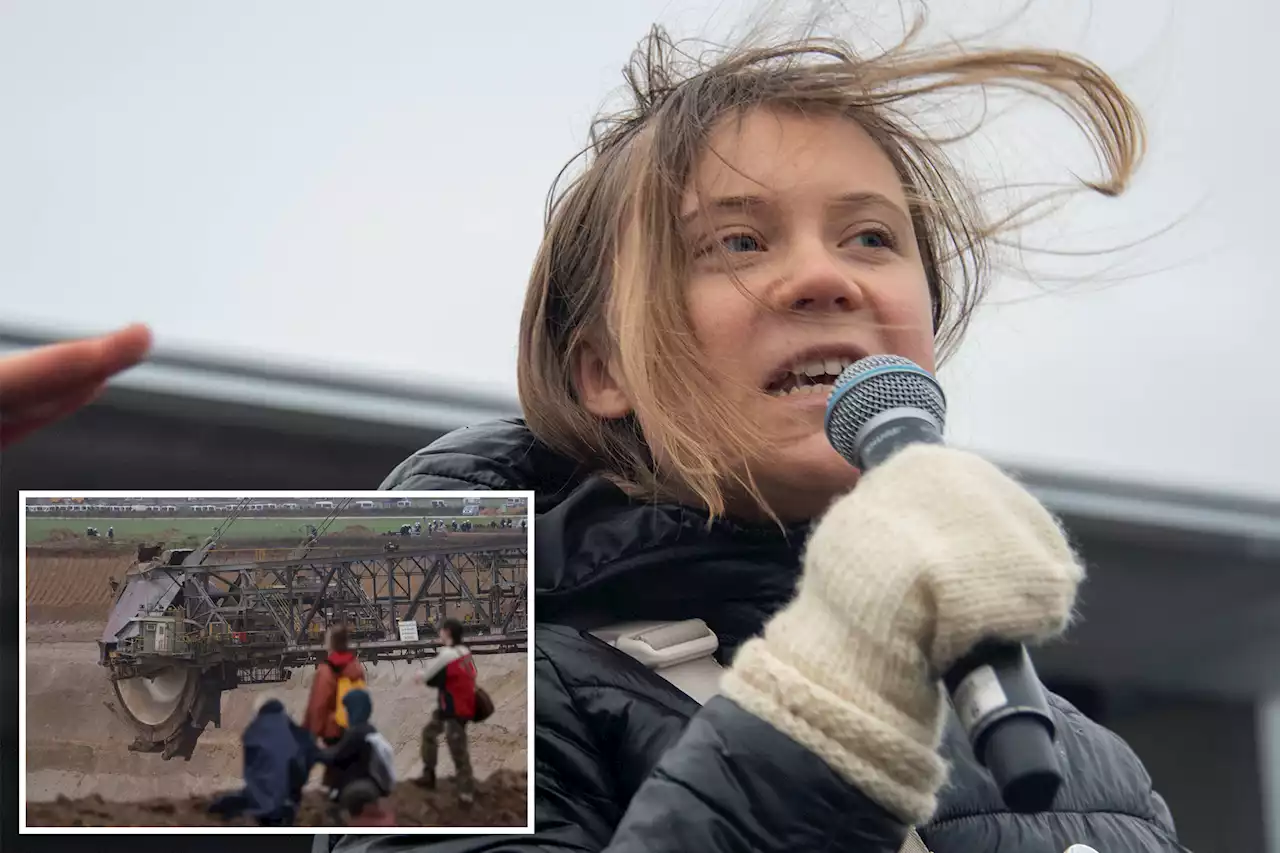 Greta Thunberg joins protests against coal mine in Germany