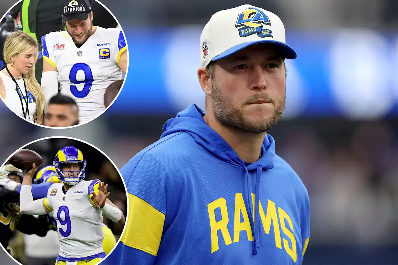 Rams to bring back Matthew Stafford, pick up QB’s option bonus