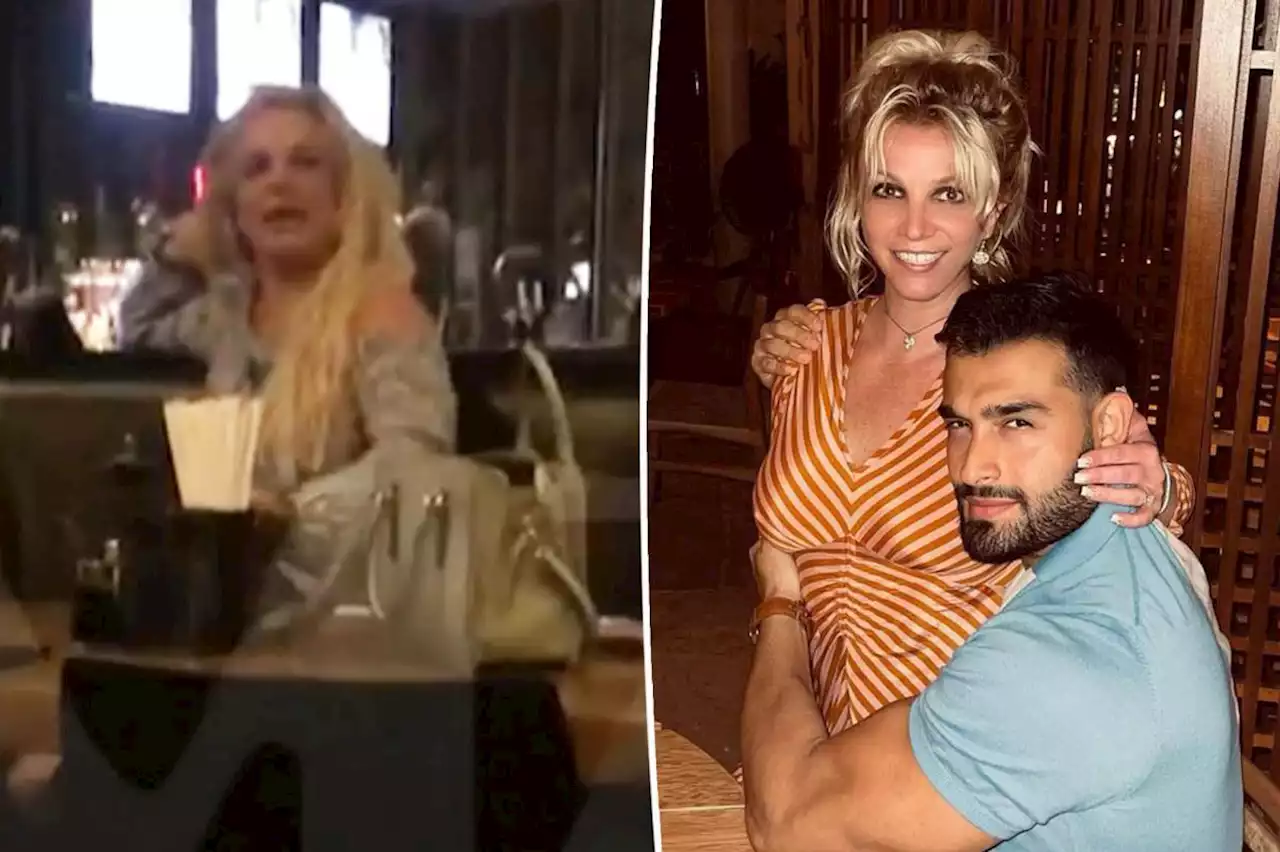 Britney Spears acts ‘manic’ in restaurant as Sam Asghari ‘storms out:’ report