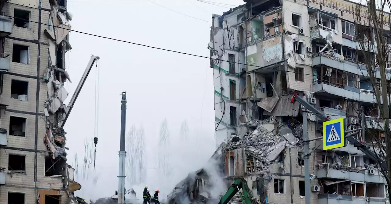 Dnipro mayor says chances are minimal of finding survivors in wrecked apartment building