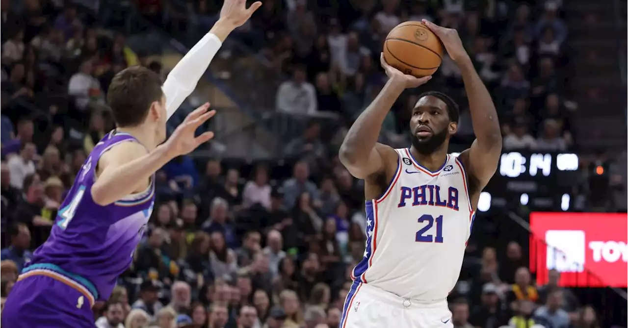 NBA roundup: Joel Embiid, Sixers sink Jazz in final seconds