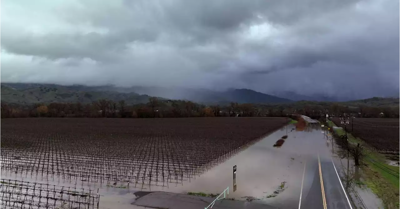 California lashed by fresh rain, snow and wind