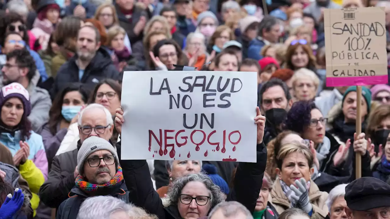 La Marea Blanca vuelve a salir a la calle en Madrid