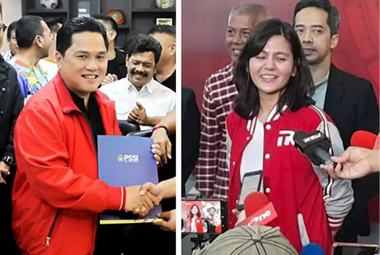 Punya Pengalaman Mendunia, Erick Thohir dan Ratu Tisha Siap Pimpin PSSI