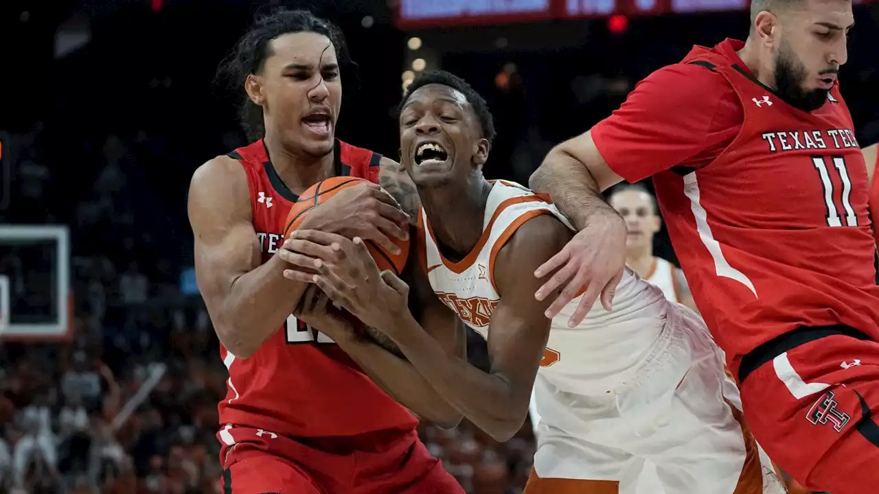 No. 10 Texas rallies in 2nd half, tops Texas Tech 72-70