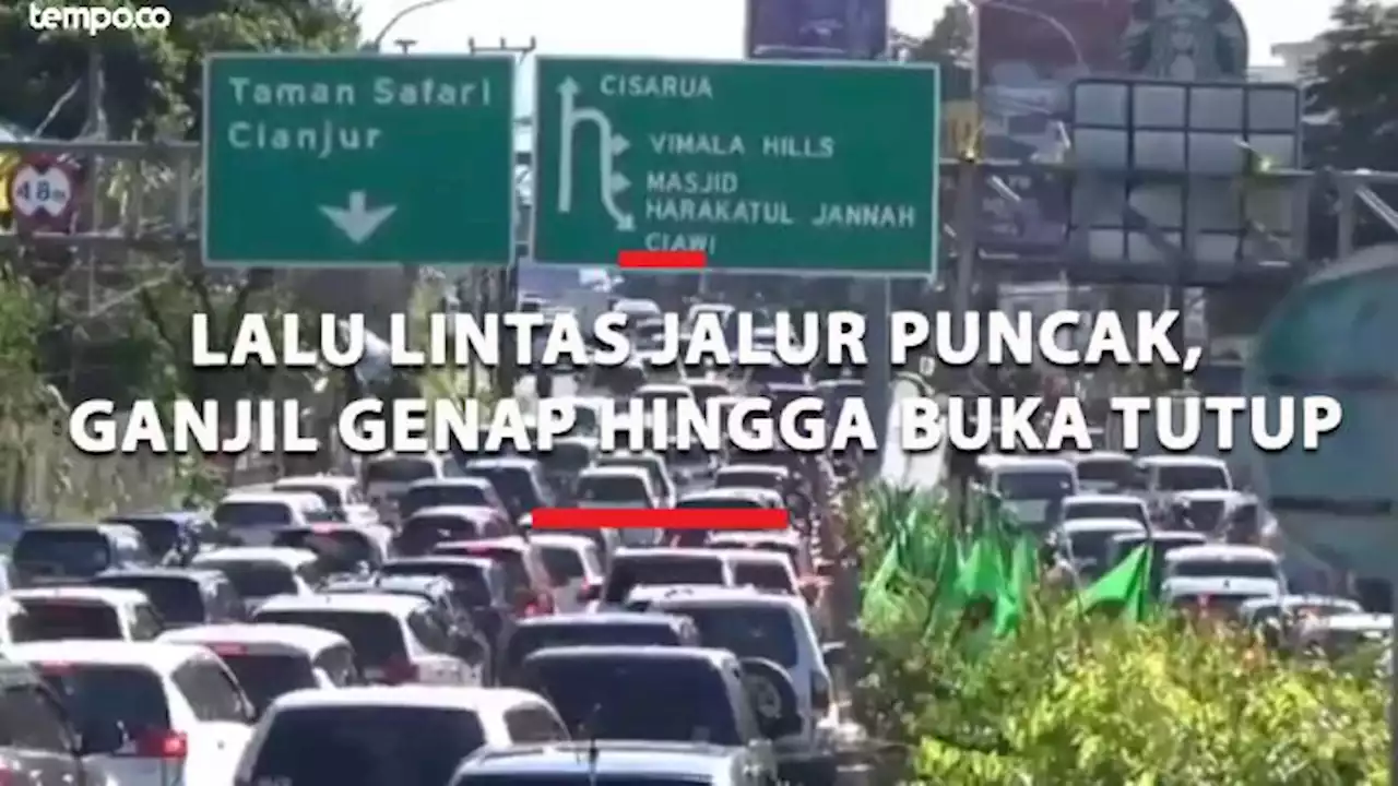 Akhir Pekan ke Jalur Puncak, Ada Sistem Ganjil Genap dan Buka Tutup