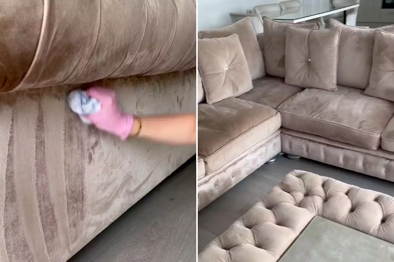 I'm a mum - my hack will have your sofa clean in seconds & it only costs 16p