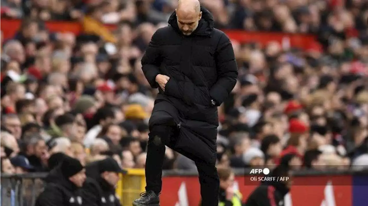 Hasil Liga Inggris: Guardiola Tanggapi Kekalahan City di Kandang MU, Singgung Gol Kontroversi Bruno - Tribunnews.com