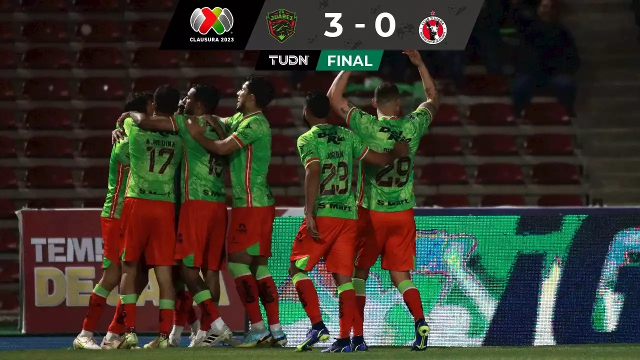 Juárez logra su primer triunfo del torneo venciendo a Xolos