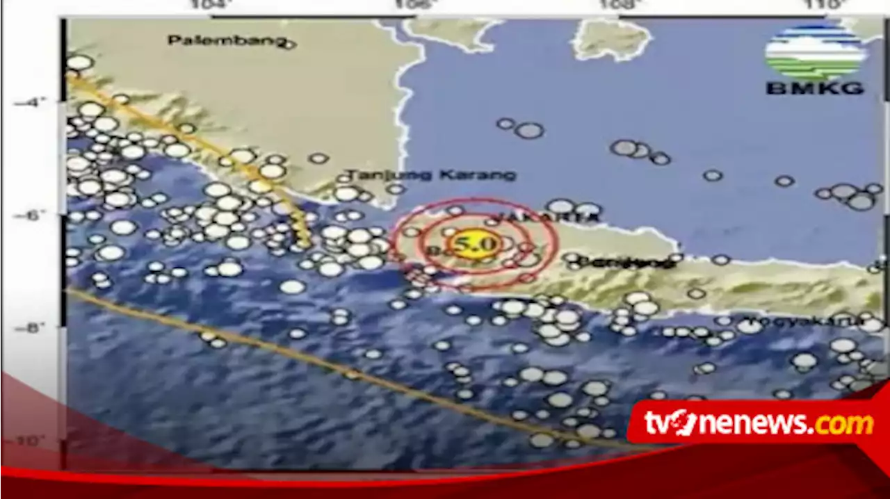 BMKG: Timur Laut Kota - Bogor - Jabar Diguncang Gempa Magnitudo 5, Tidak Berpotensi Tsunami