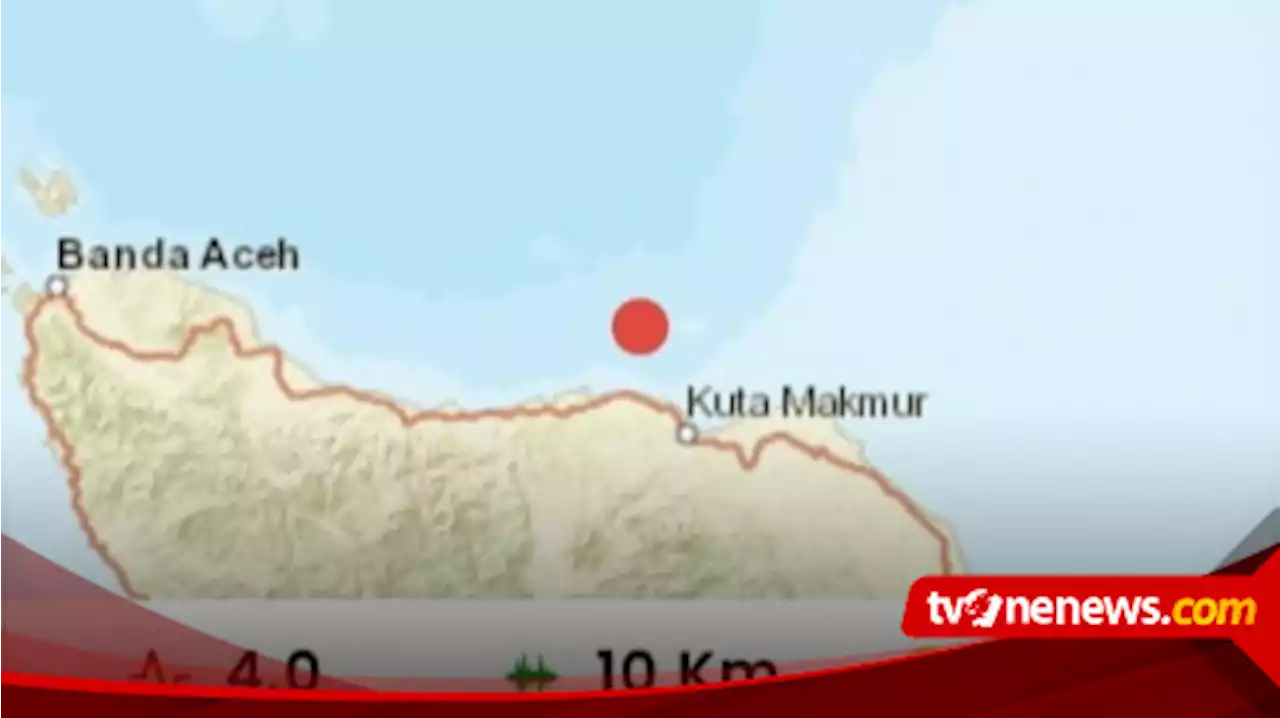 Gempa Terkini di Lhokseumawe Magnitudo 4, Tidak Berpotensi Tsunami