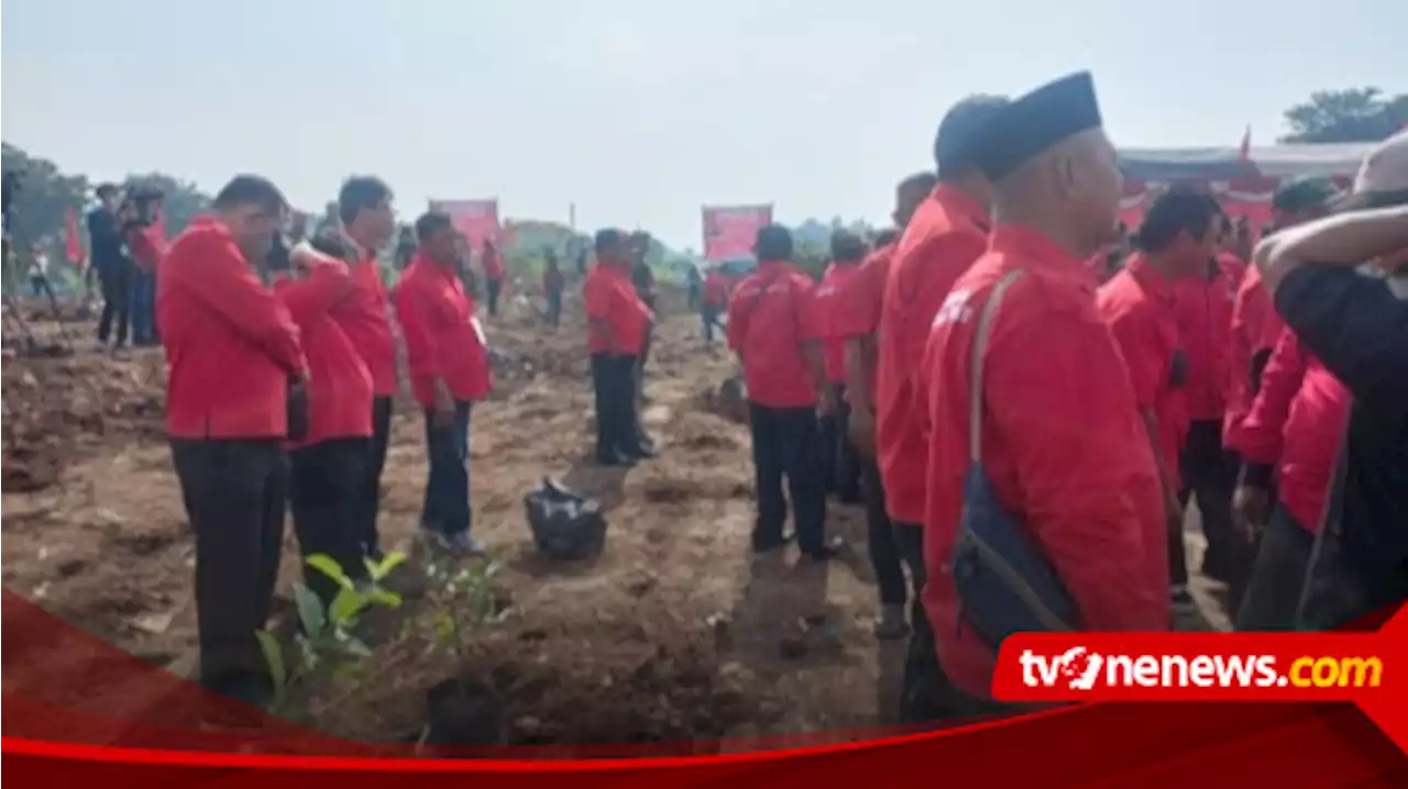 HUT ke-50 PDIP, Ribuan Kader Jabar Gelar Penghijauan Nasional di Bekasi