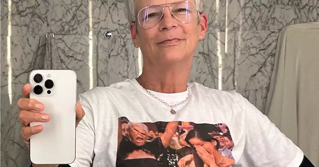 BFF Goals! Jamie Lee Curtis Makes Michelle Yeoh’s Golden Globes Win Into Shirt