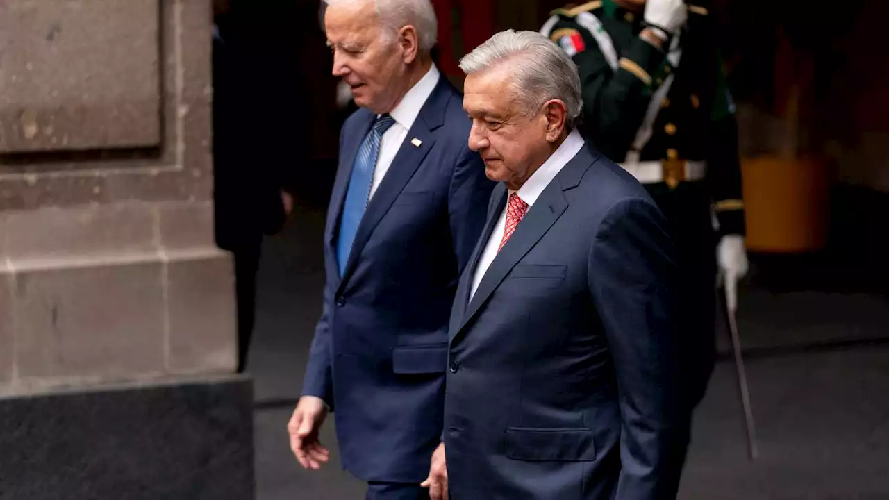 Biden, López Obrador open Mexico meetings with brusque talk