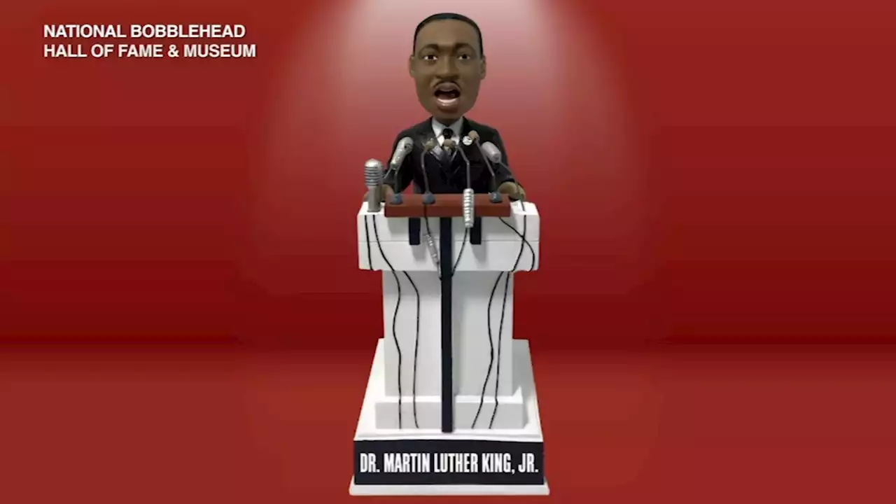 New bobblehead unveiled on MLK Day, depicting civil rights icon giving 'I Have a Dream' speech