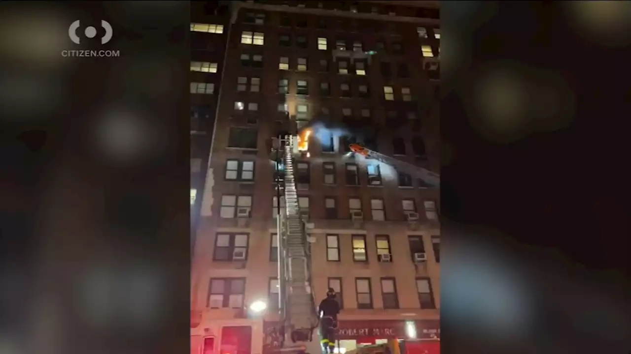 Fire engulfs sixth floor of Upper East Side high rise