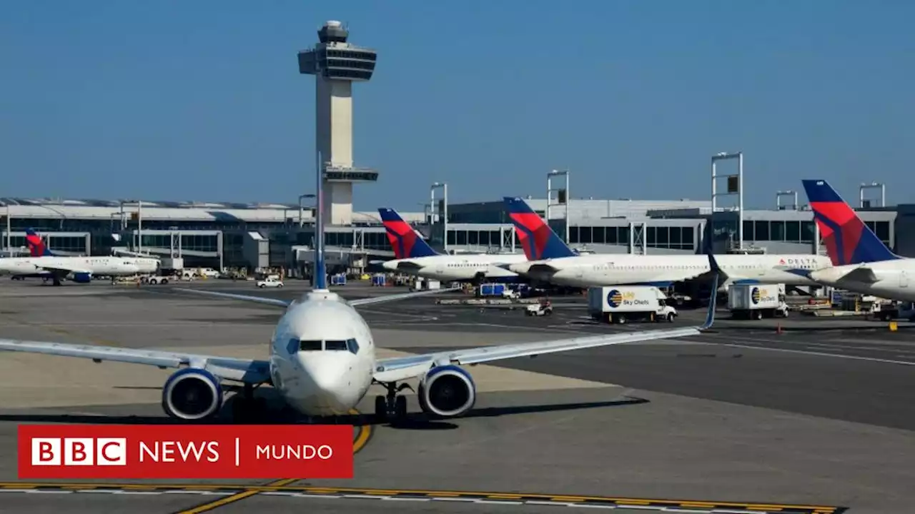 '¡Mier..., cancele el despegue!': autoridades de EE.UU. investigan el incidente que puso en grave riesgo de colisión a dos aviones en Nueva York - BBC News Mundo