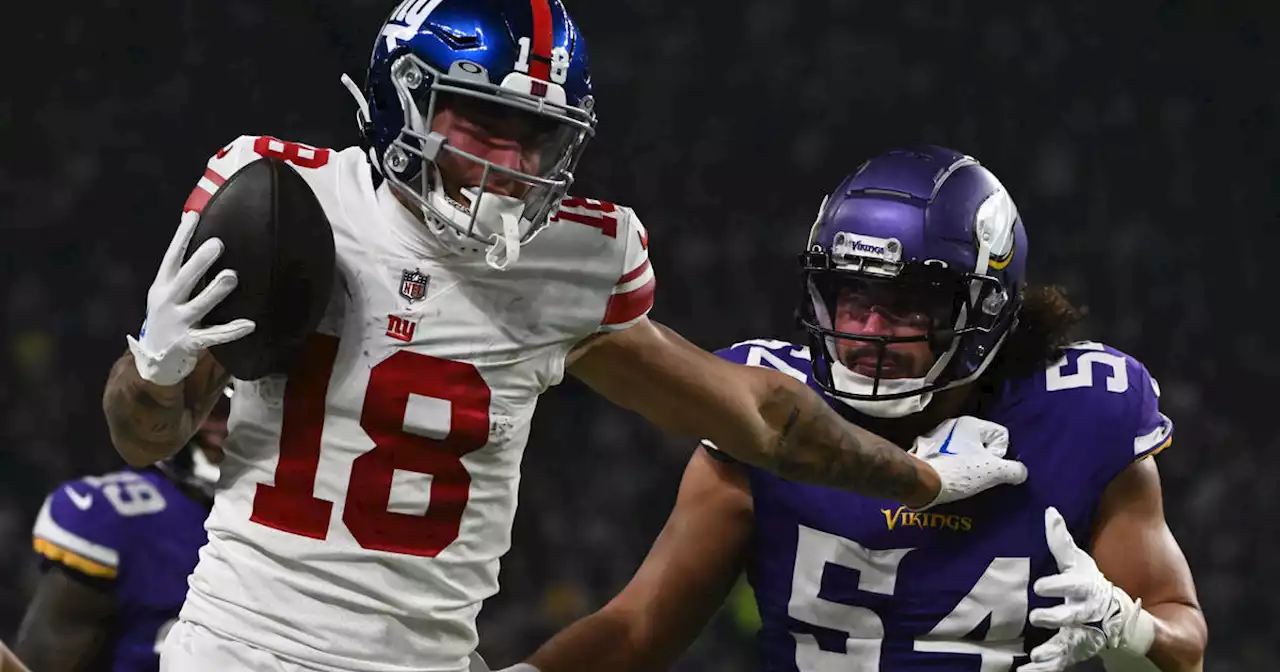 Stellar Daniel Jones leads Giants to upset of Vikings in NFC wild-card round