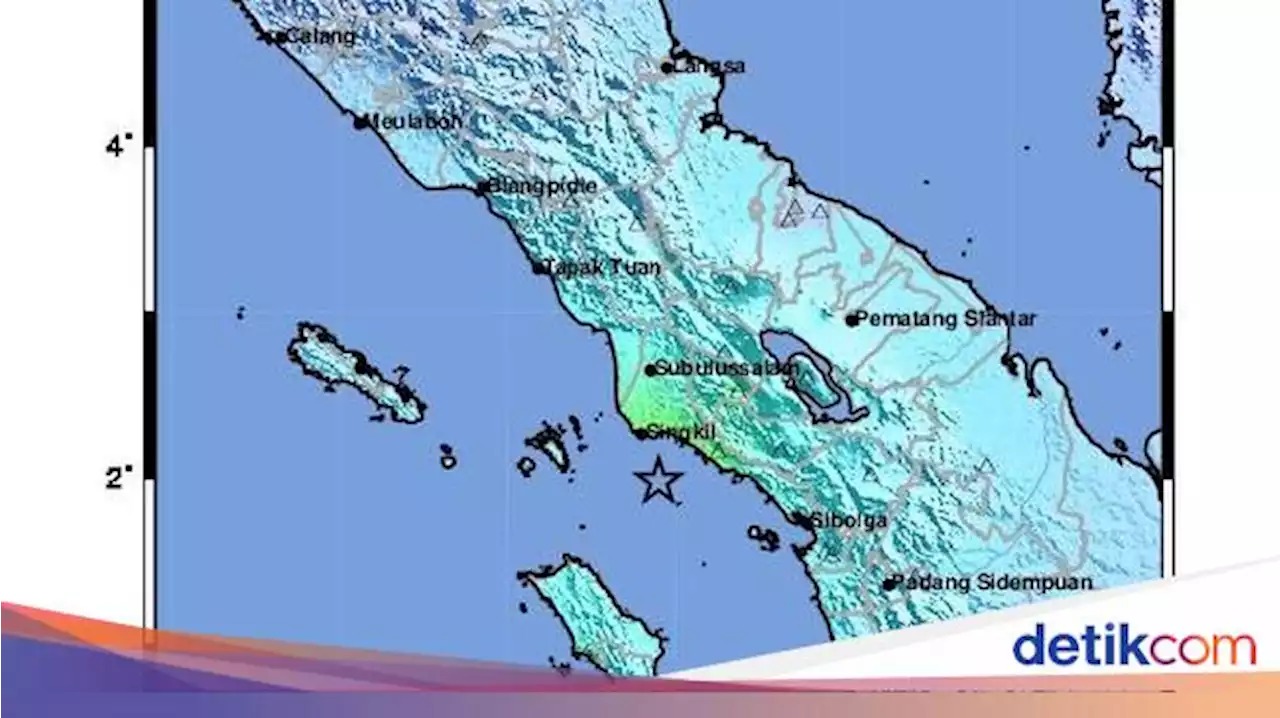 Analisis BMKG soal Gempa M 6,2 yang Guncang Aceh Singkil