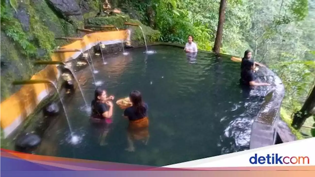 Taman Beji Samuan, Tujuh Pancuran untuk Membersihkan Diri