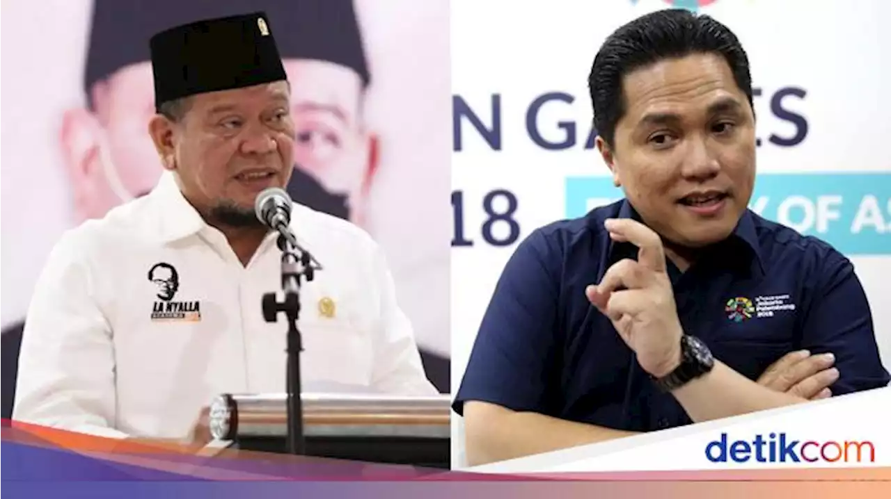 Potret Erick Thohir dan La Nyalla, Dua Kandidat Kuat Calon Ketua PSSI