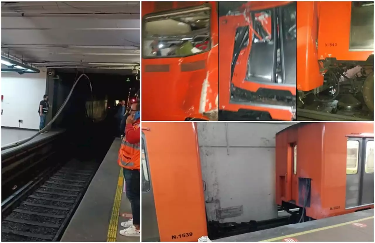 Metro CDMX: Una muerte por choque de trenes, latas de cerveza en vías, humo… así arrancó este año