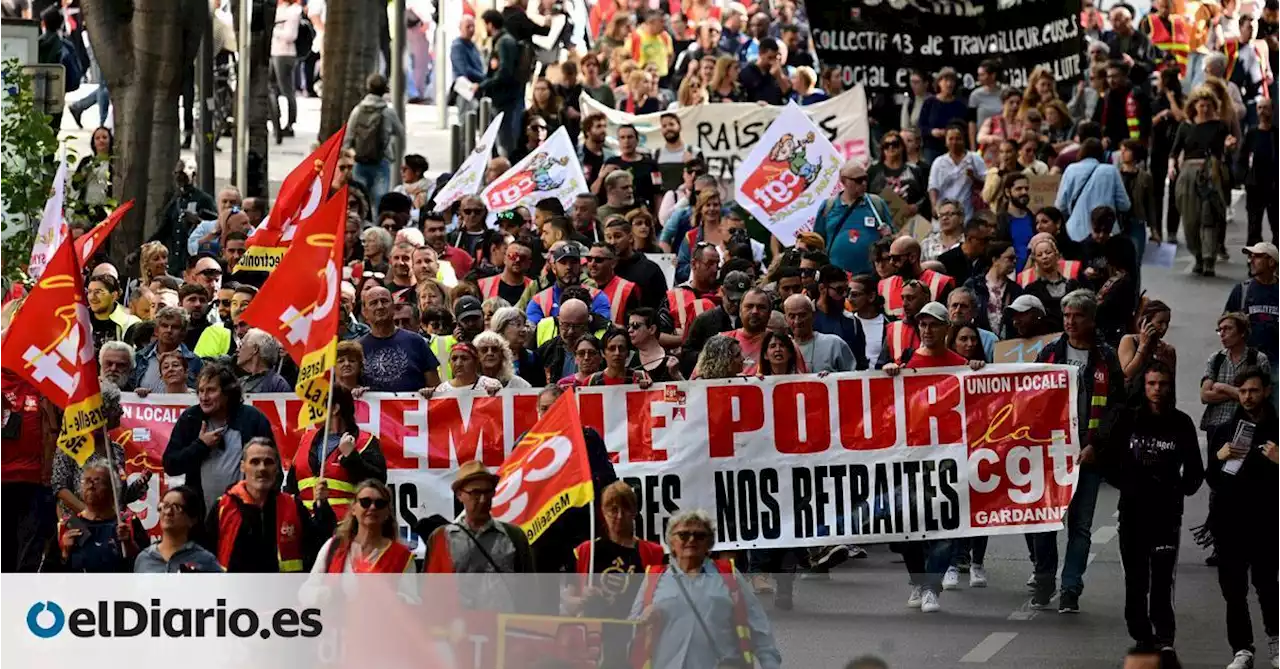 Francia encara un enero de movilizaciones sociales con el pulso a la reforma de las pensiones