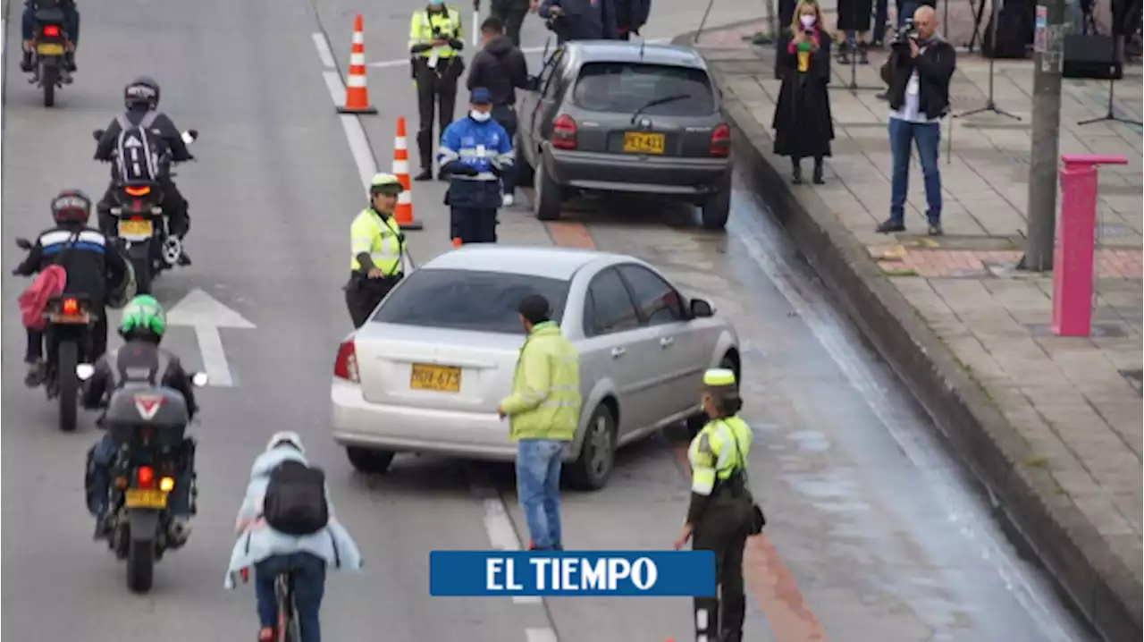 Comparendos pedagógicos por infringir pico y placa se acaban este lunes