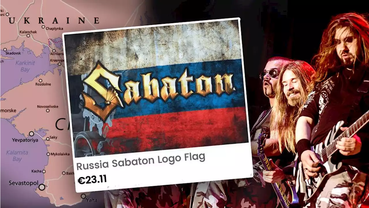 Efter kritiken: Sabaton fortsätter sälja ryska flaggor