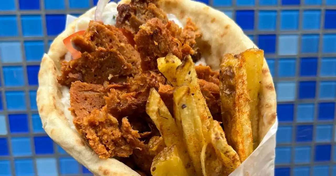 Greek Taverna to host vegan pop-up this month with vegan gyros on rotating spit