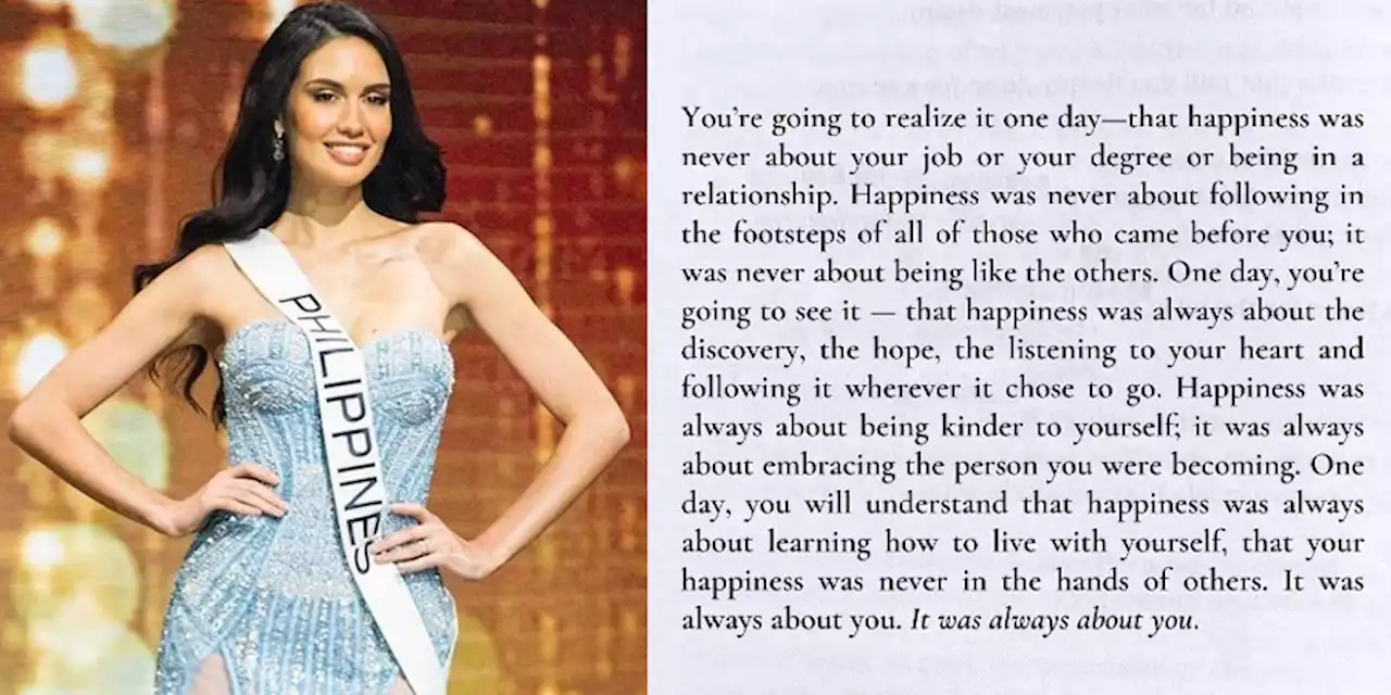 Celeste Cortesi posts inspirational words on social media, following Miss Universe loss