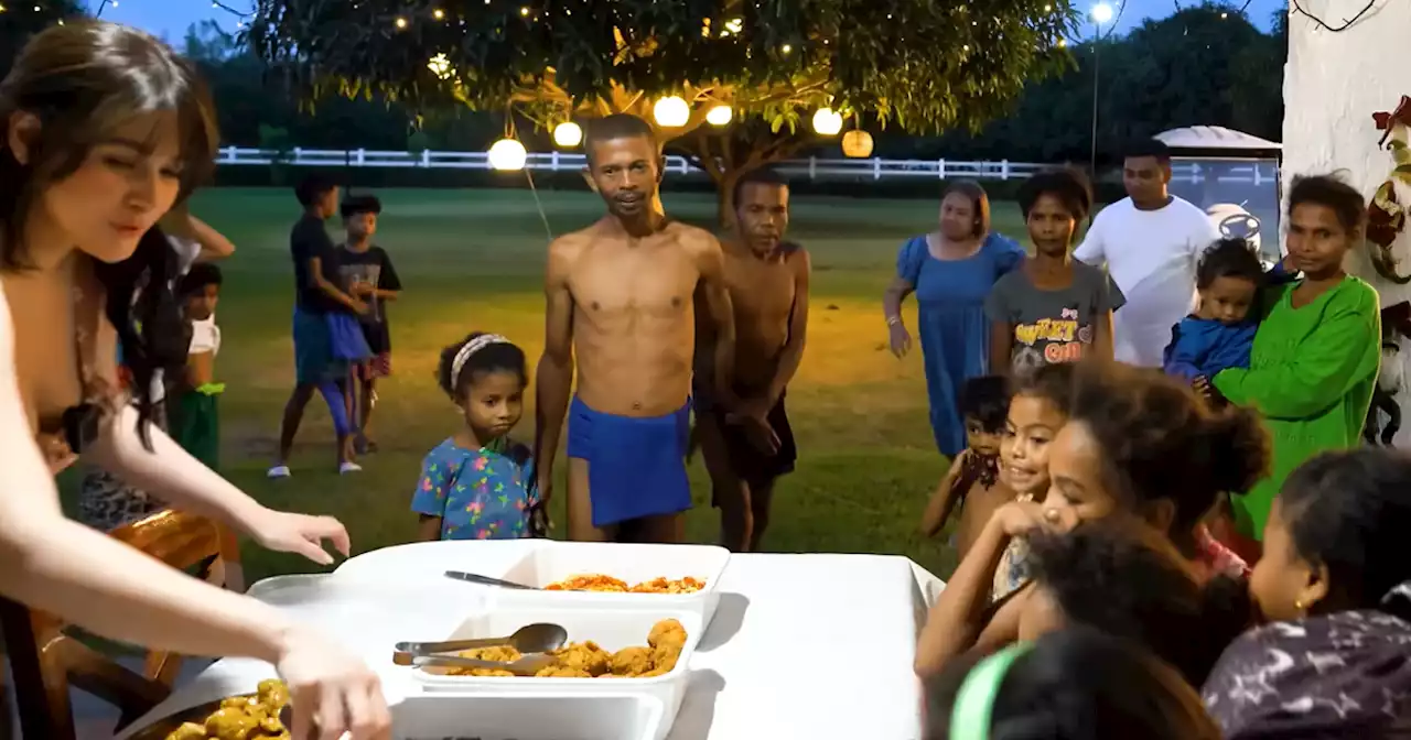 WATCH: Bea Alonzo invites Aeta neighbors for simple meal at her Zambales farm