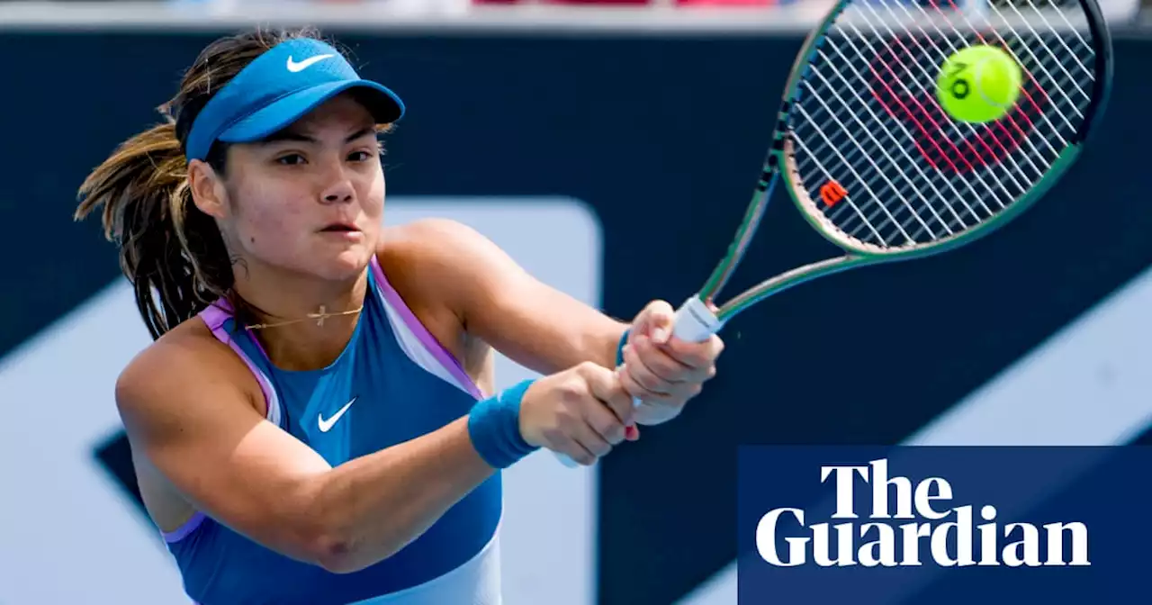 Emma Raducanu gets over scrappy start to set up Australian Open tie with Gauff