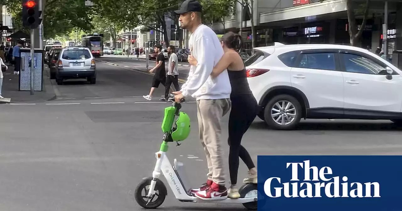 Victoria police to pursue Nick Kyrgios over failure to wear helmet on electric scooter