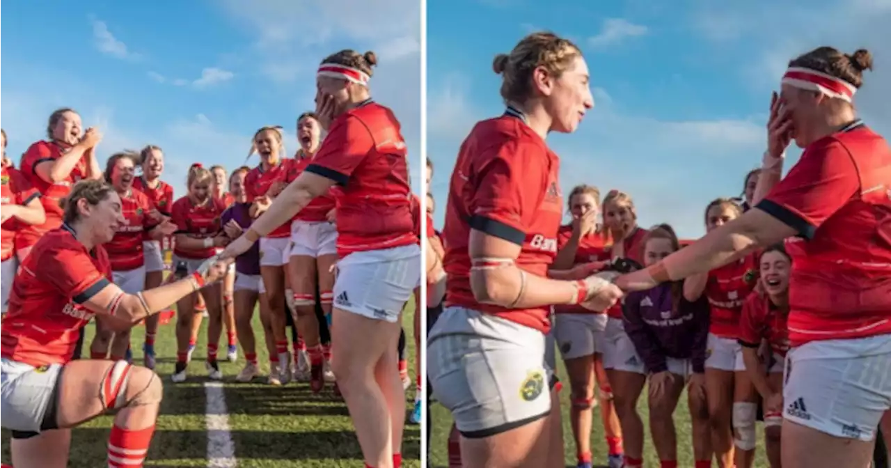 Two Munster players got engaged following their rugby match over the weekend | Her.ie