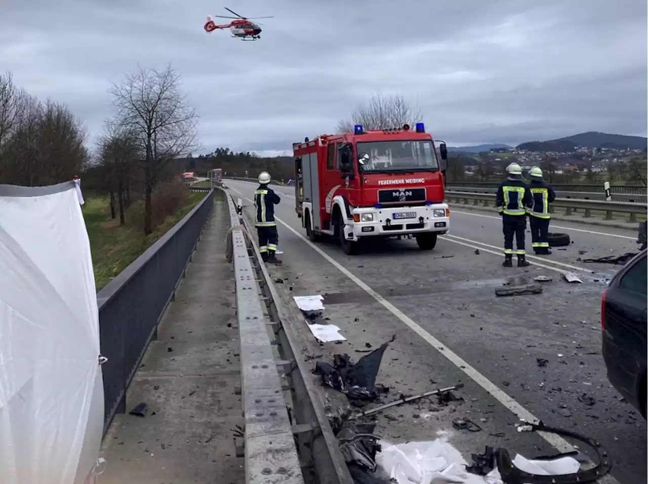 Tödlicher Unfall bei Chammünster: Im Stau gewendet: Lastwagenfahrer behinderte Polizei - idowa