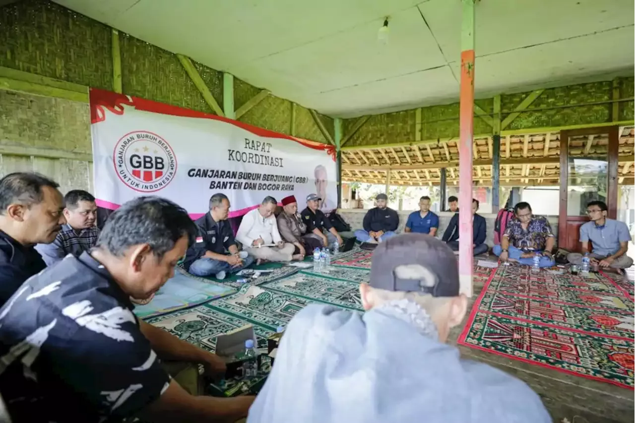 Coordinating meeting, Banten and Bogor workers extend support for Ganjar to become president