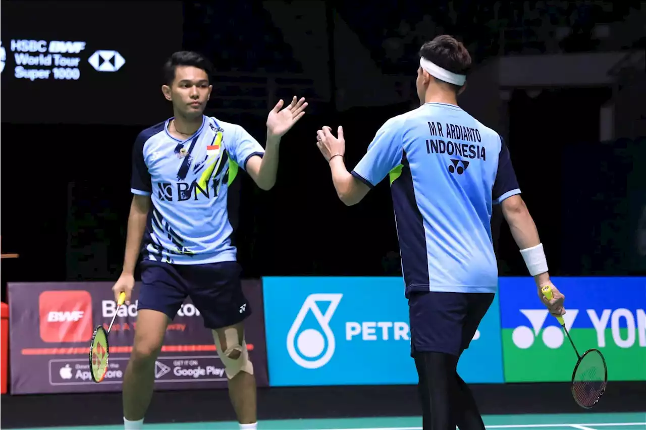 Lecutan Semangat Fajar/Rian seusai Bikin Rekor Baru di Malaysia Open 2023