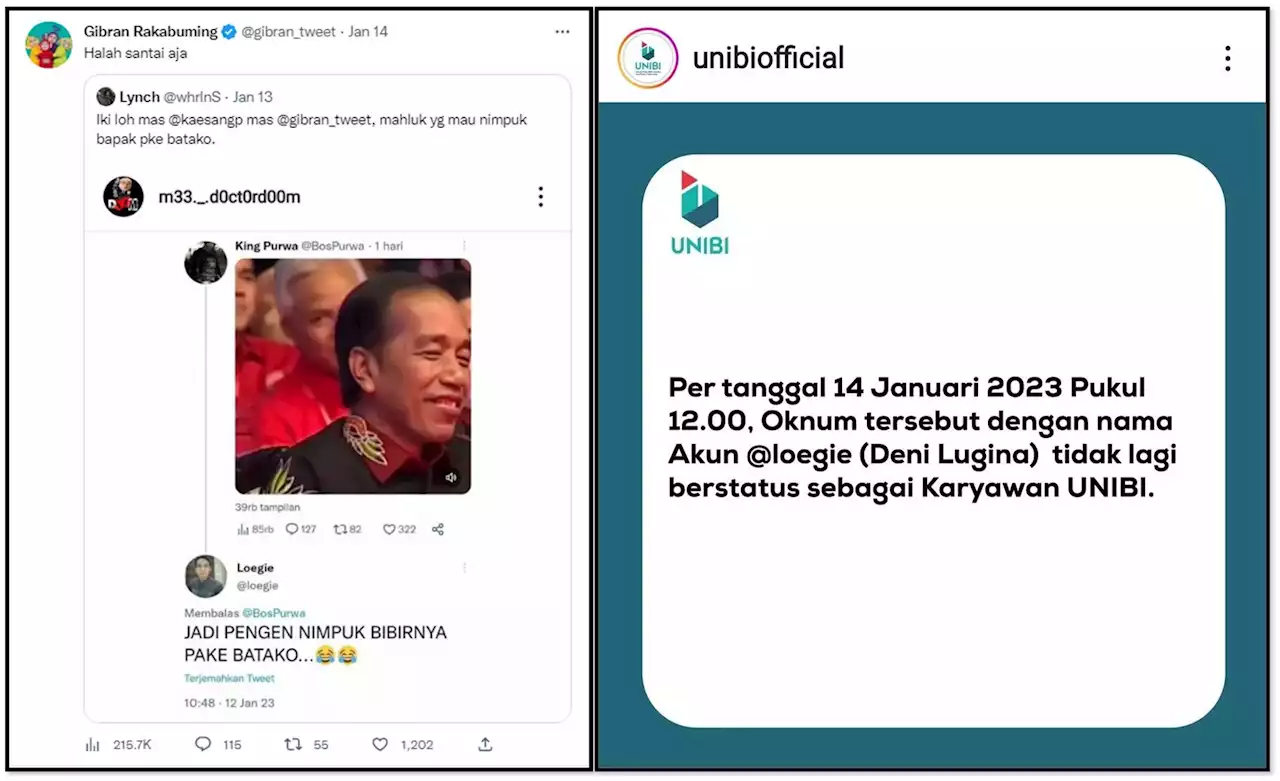 Warganet Pengumpat Presiden Jokowi Dipecat dari Pekerjaannya