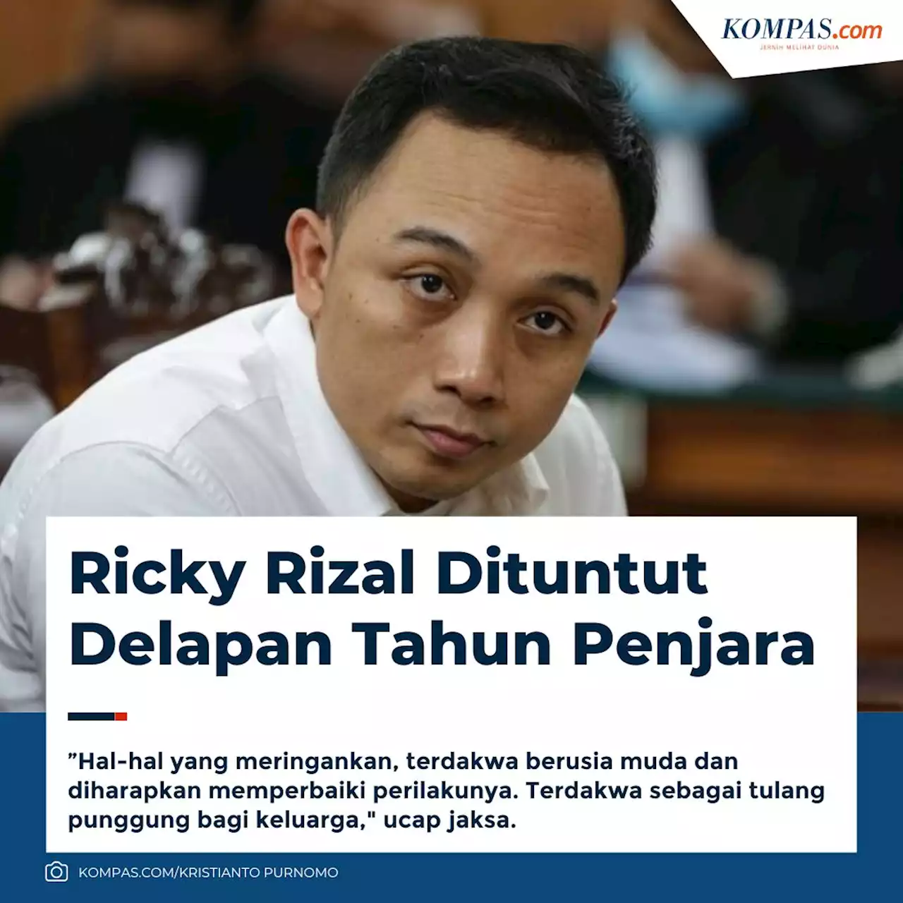 Ricky Rizal Dituntut Delapan Tahun Penjara Terkait Pembunuhan Brigadir J