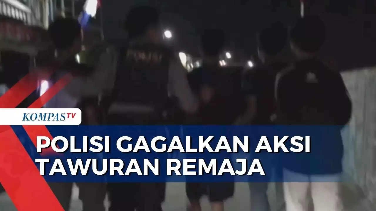 Gagalkan Aksi Tawuran, Polisi Amankan 4 Remaja dan Sejumlah Senjata Tajam