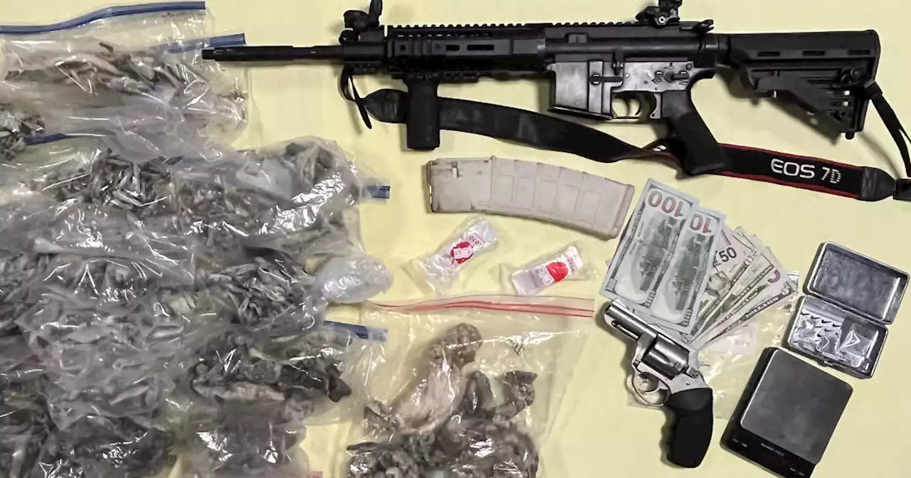 Traffic stop leads Santa Rosa police to AR-15 automatic rifle, drugs; 2 arrested