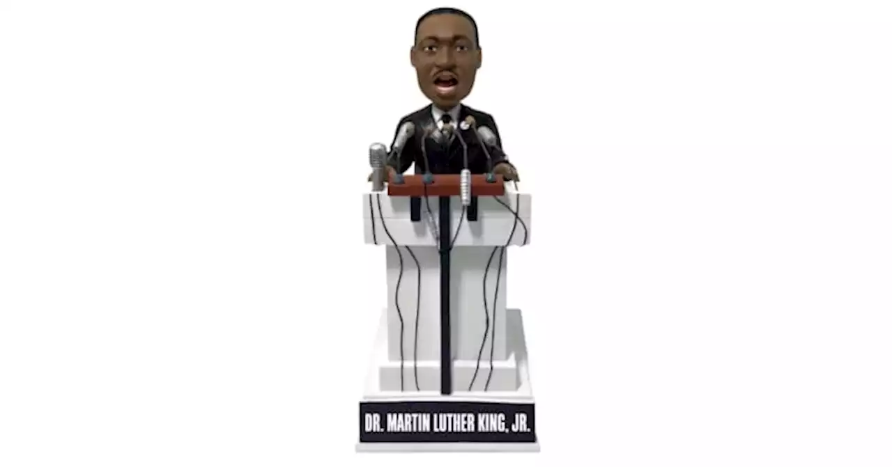 First talking Dr. Martin Luther King Jr. bobblehead unveiled in honor of MLK Day