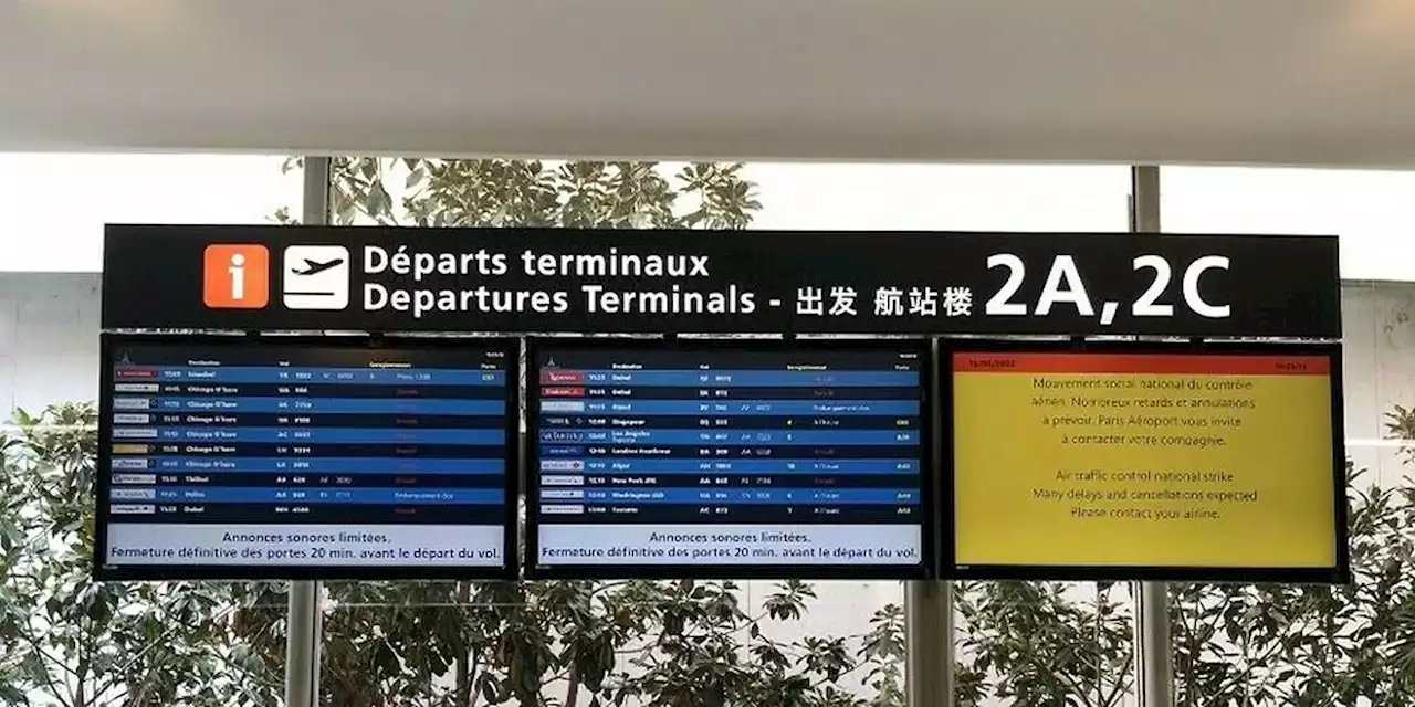 Aéroports parisiens : le trafic passagers a plus que doublé en 2022