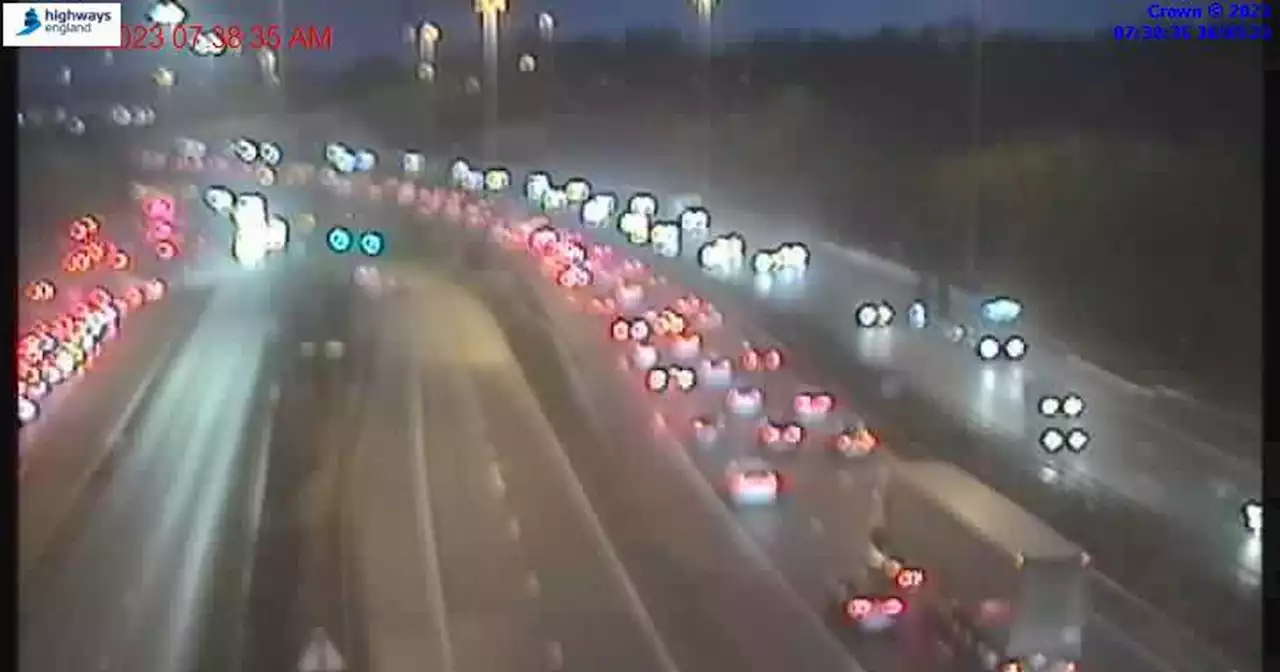 LIVE: Long queues on M60 and M62 after crashes stop traffic - latest updates