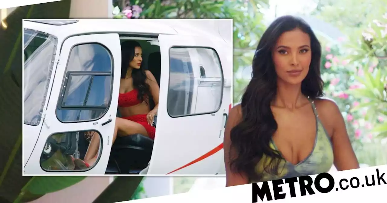 Maya Jama arrives to Love Island villa in style for hosting debut