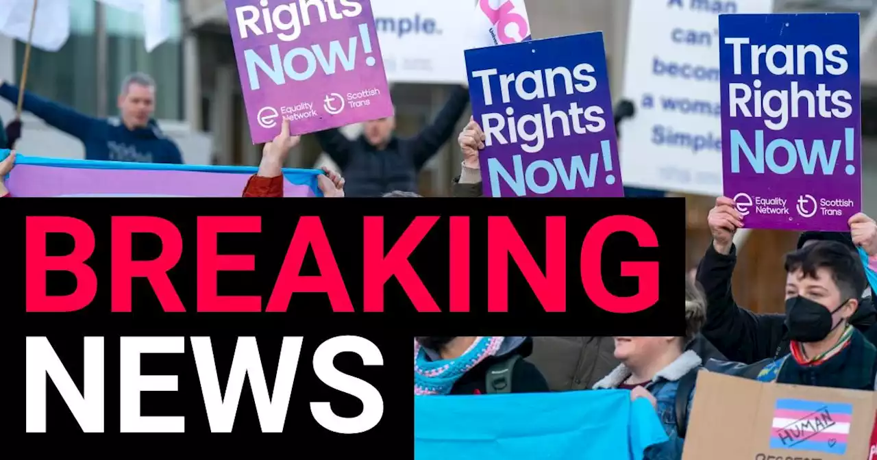 UK government to block Scottish gender recognition bill in unprecedented move