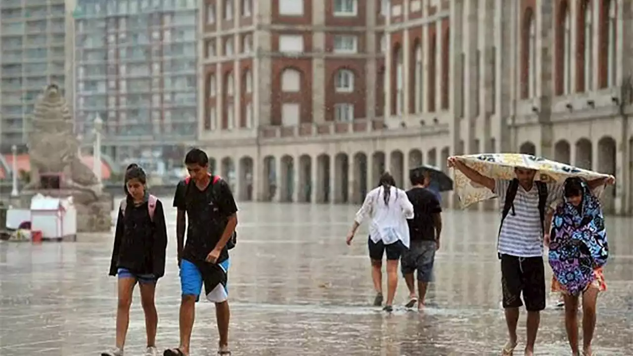 Anuncian lluvias en Mar del Plata: cuándo y a qué hora